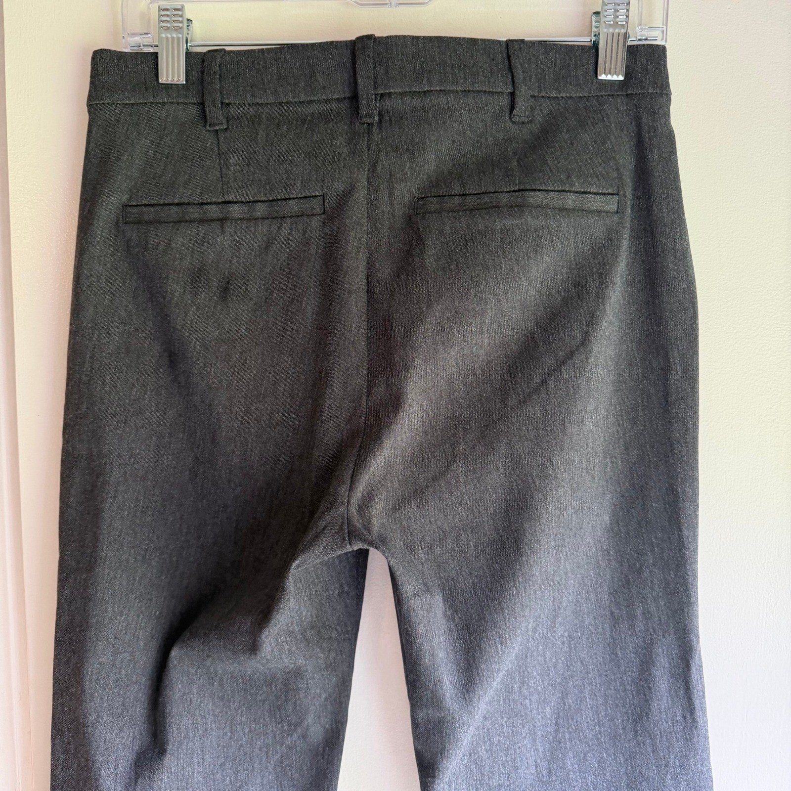 Gap Womens Charcoal Gray Heather Tailored Flare Dress Pants Size 6 NWT