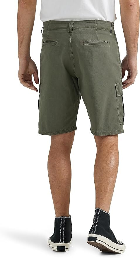 Men’s Wrangler Relaxed Fit Cargo Shorts w/ Stretch Olive Green CHOOSE SIZE 32-54