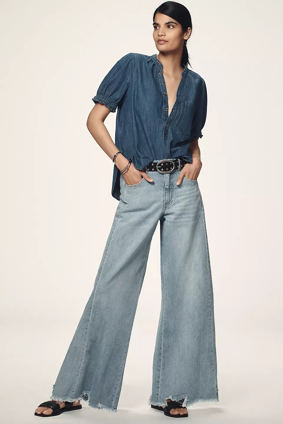 Anthropologie – Pilcro Adi Regenerative Cotton Mid-Rise Flare Jeans