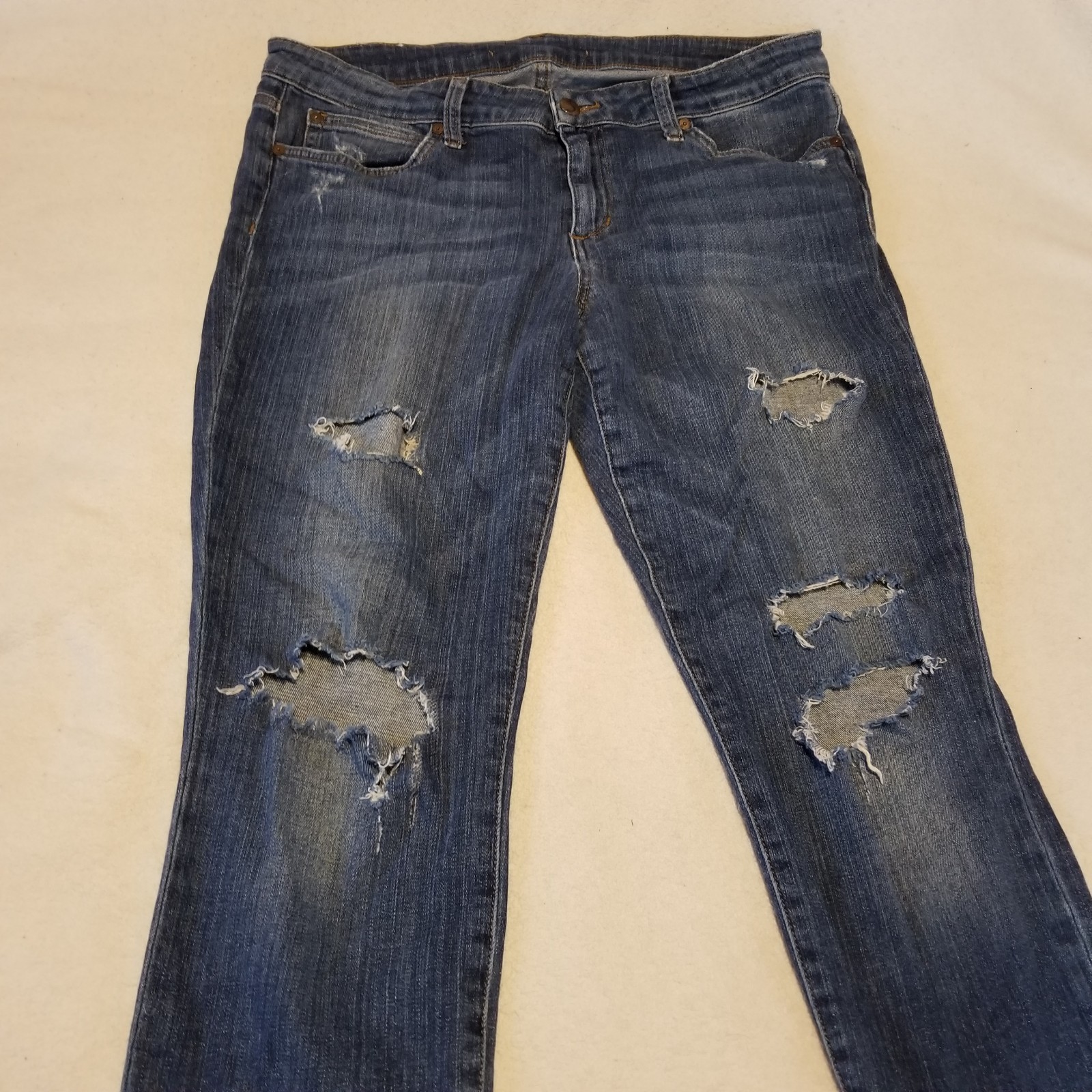 Joe’s Jeans The Icon Skinny Size 31 Mid Rise Distressed 98% Cotton