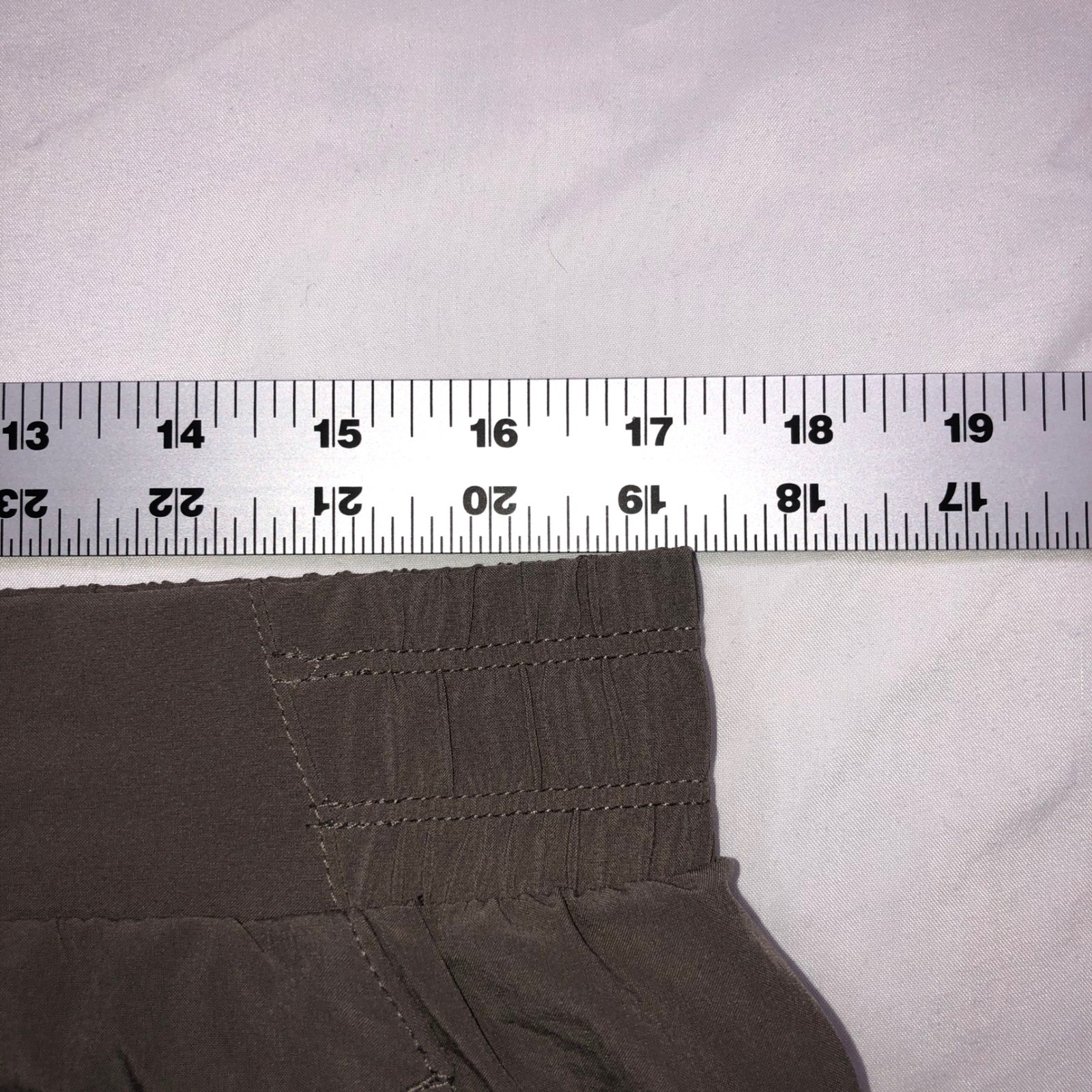 All in Motion Brown Athletic Skort Large Elastic Waist Drawstring Pockets