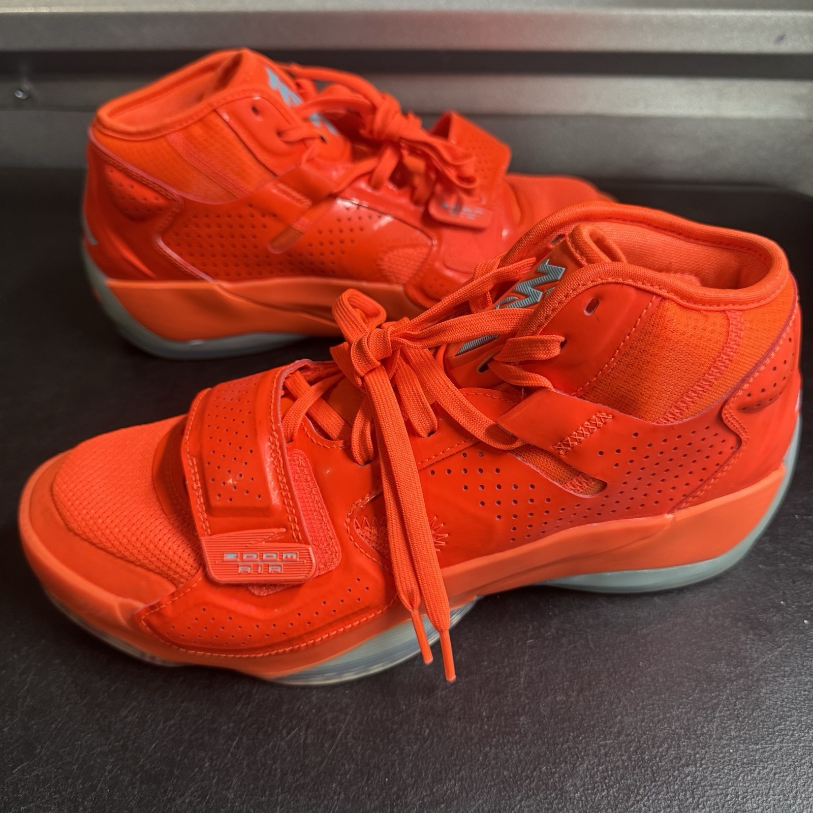 Nike Mens Jordan Zion 2 DX5423-841 Orange Basketball Shoes Sneakers Size 9