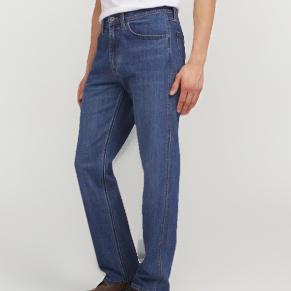 Wrangler Men’s Regular Fit Regular at Seat & Thigh Pants | Blue | 32W x 32L