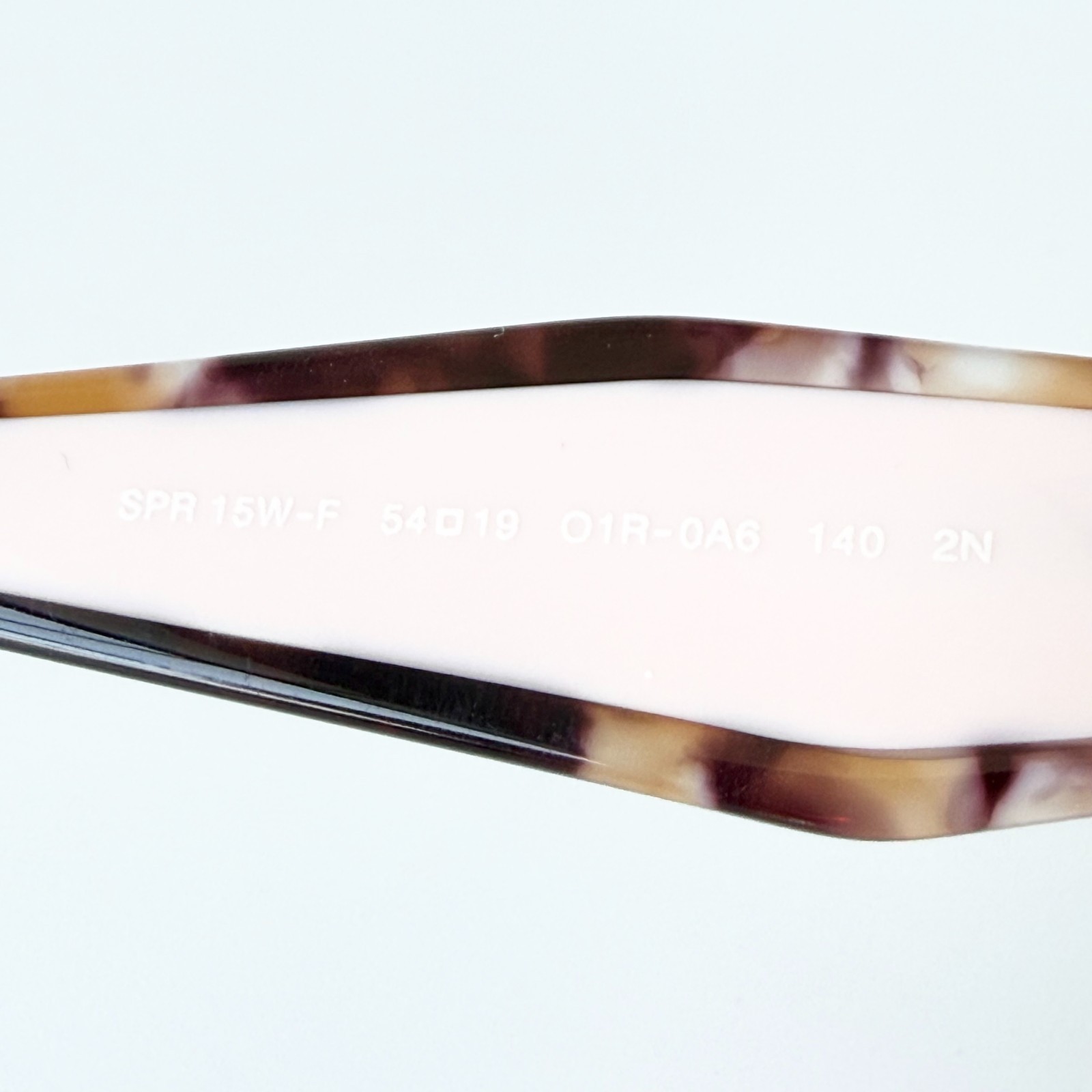 Prada SPR15W Tortoiseshell Pink Oversized Square 54-19-140 Sunglasses
