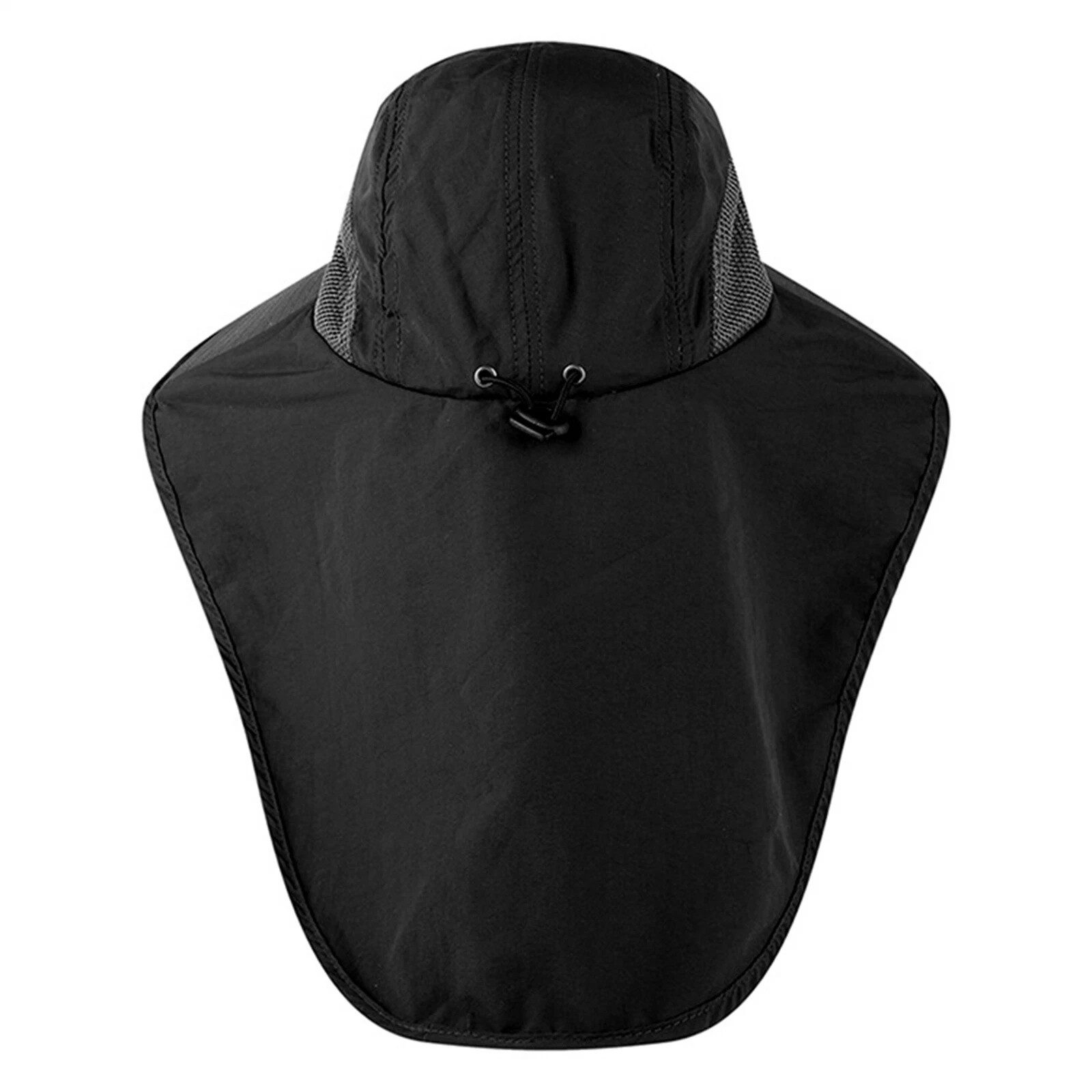 Wide Brim Sun Hat with Neck Flap UV Protection Hiking Fishing Cap for Men Women