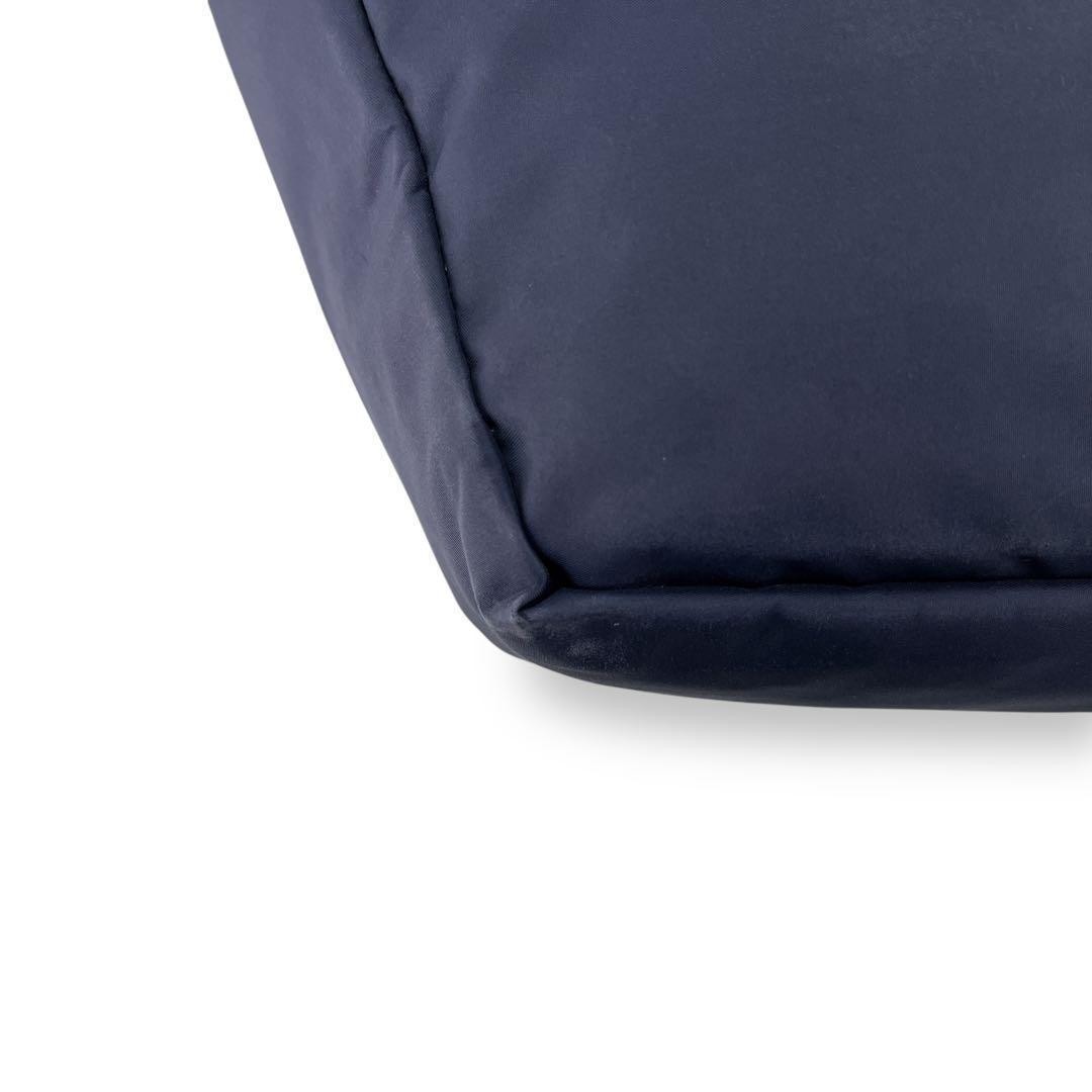 Porter Girl Mousse Navy Nylon Half Moon Shoulder Bag Used