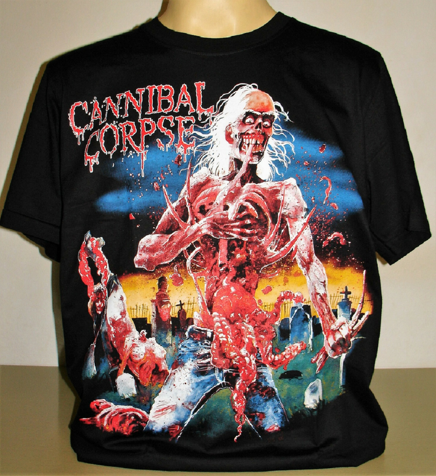 Cannibal Corpse Eaten Back To Life T-Shirt Size S M L XL 2XL 3XL Death Metal New