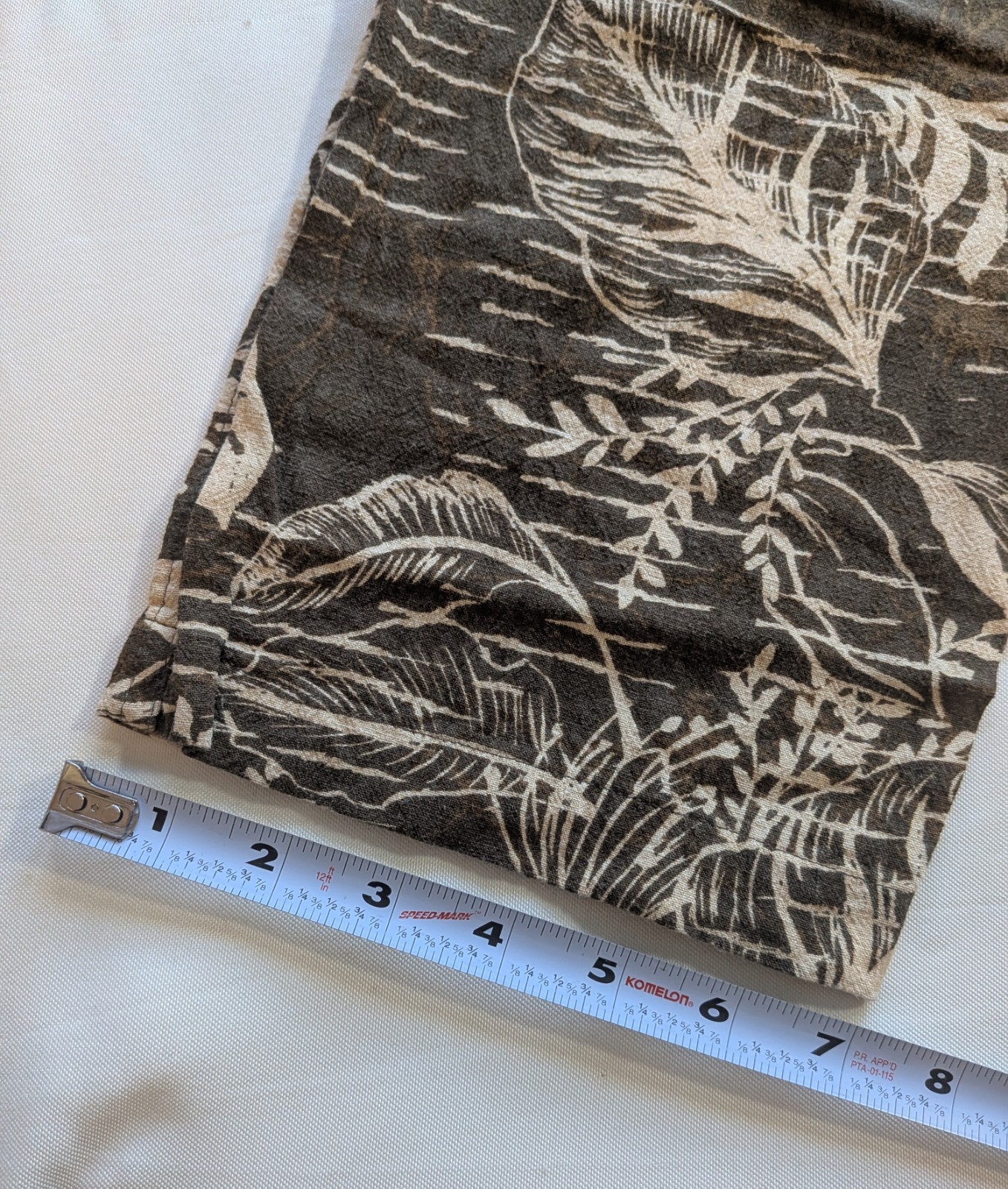 Urban Outfitters Teresa Linen Blend Pants Women’s S Tropical Print Paperbag