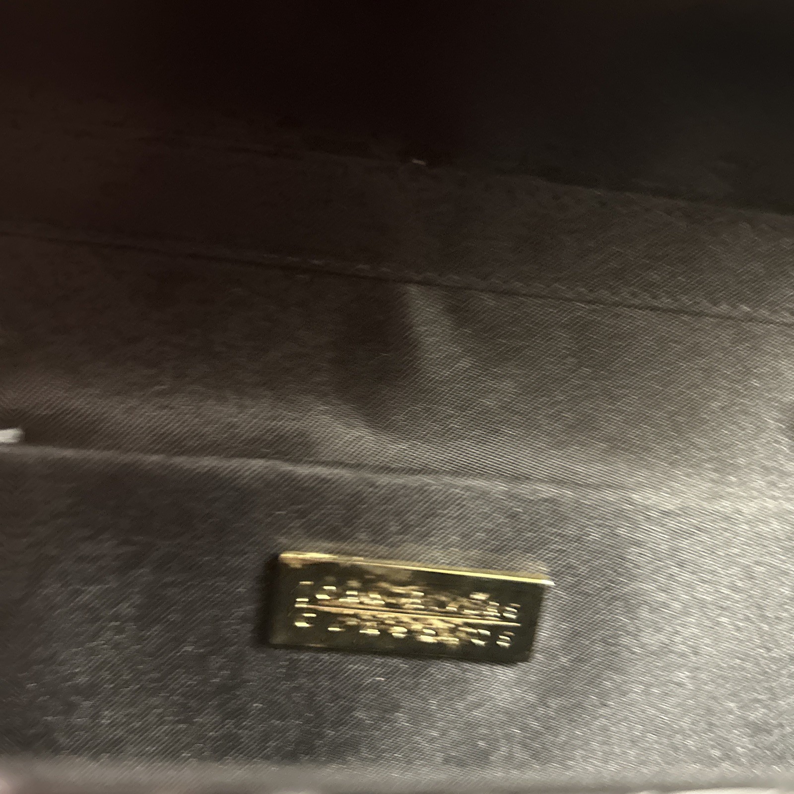 Joan Rivers Black Embossed Croc Print Patent Envelope Evening Clutch Purse