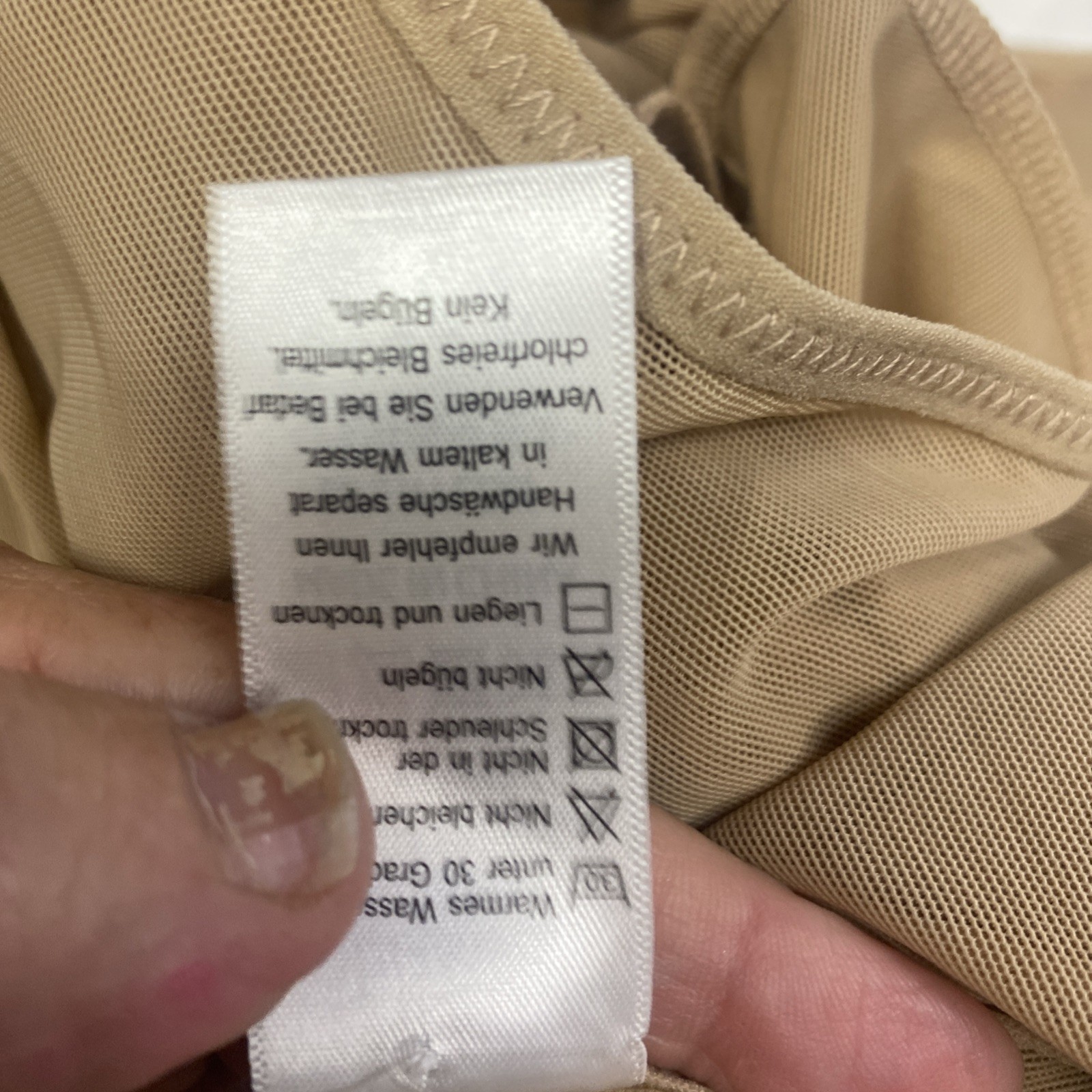 shaperin one piece shapewear beige size 2xl new thong