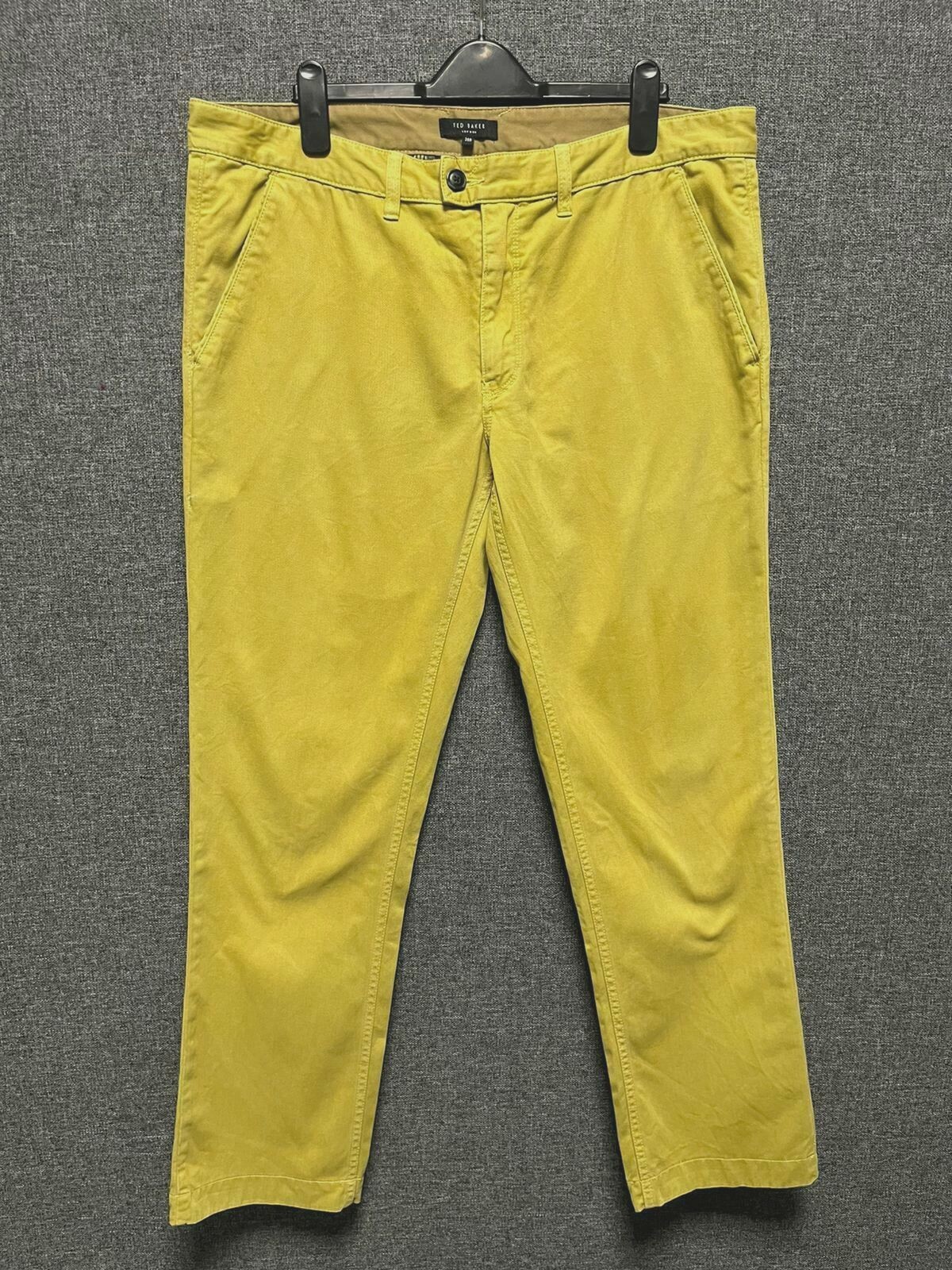 Ted Baker Yellow Chinos 38R TD024 RR 05