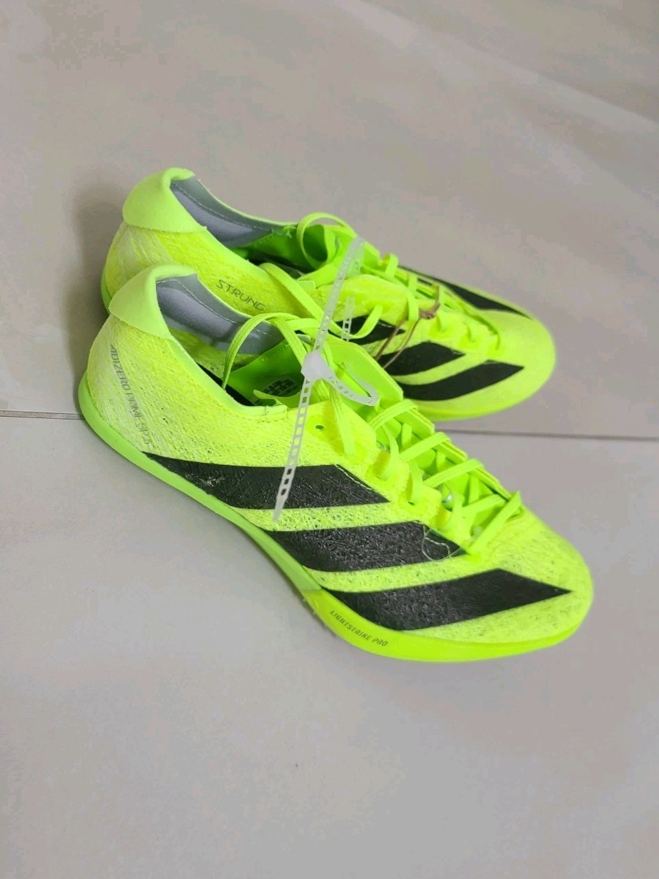 Men’s Size 6 Adidas ADIZERO Prime SP 3 Strung Lucid Lemon Track Spikes IH5800