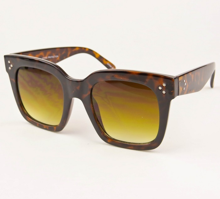 Oversized Large Square Flat Designer Big Fashion Sunglasses 6601 L