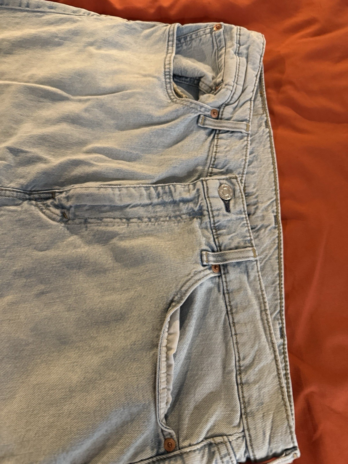 Levi’s 505 Regular Fit Jeans Men’s 38×30 Light Wash