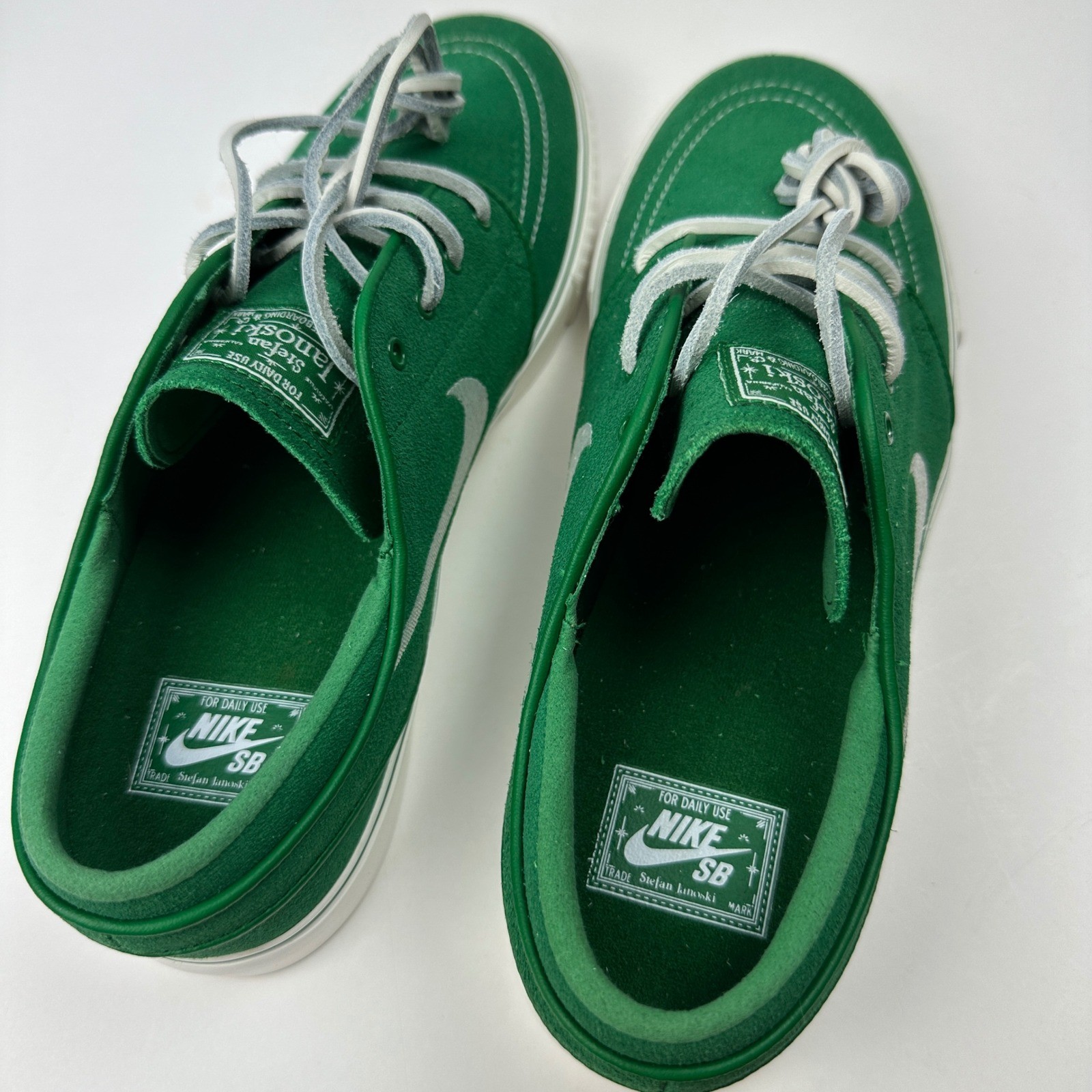 NEW Nike SB Stefan Janoski OG+ Gorge Green Suede Skate Shoes FD6757-302 Mens 10