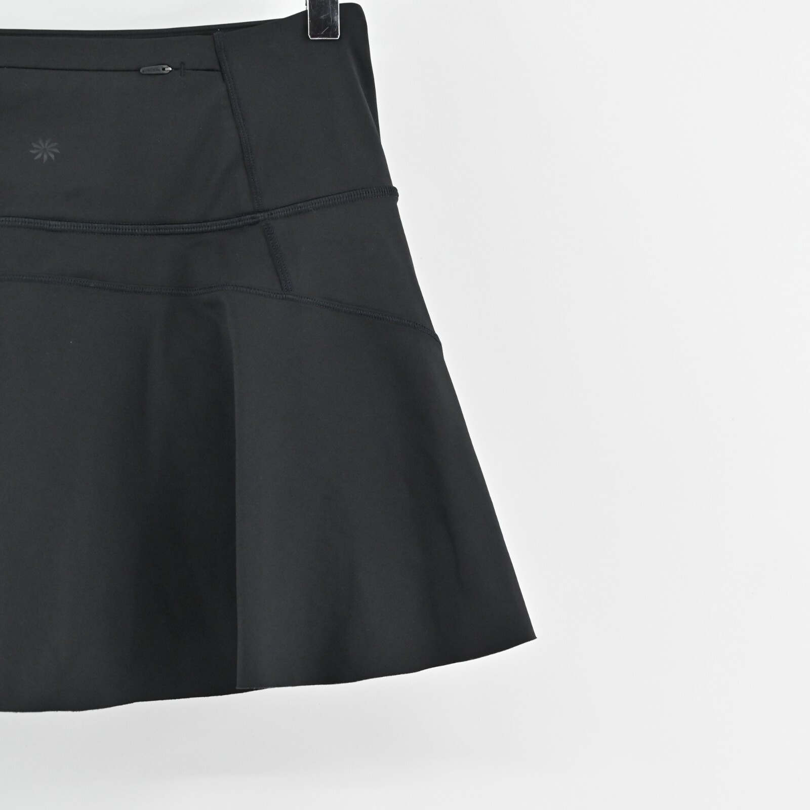 ATHLETA Skort Size XS Ace 13.5 in Black Tennis Skirt Pickleball Athletic Stretch
