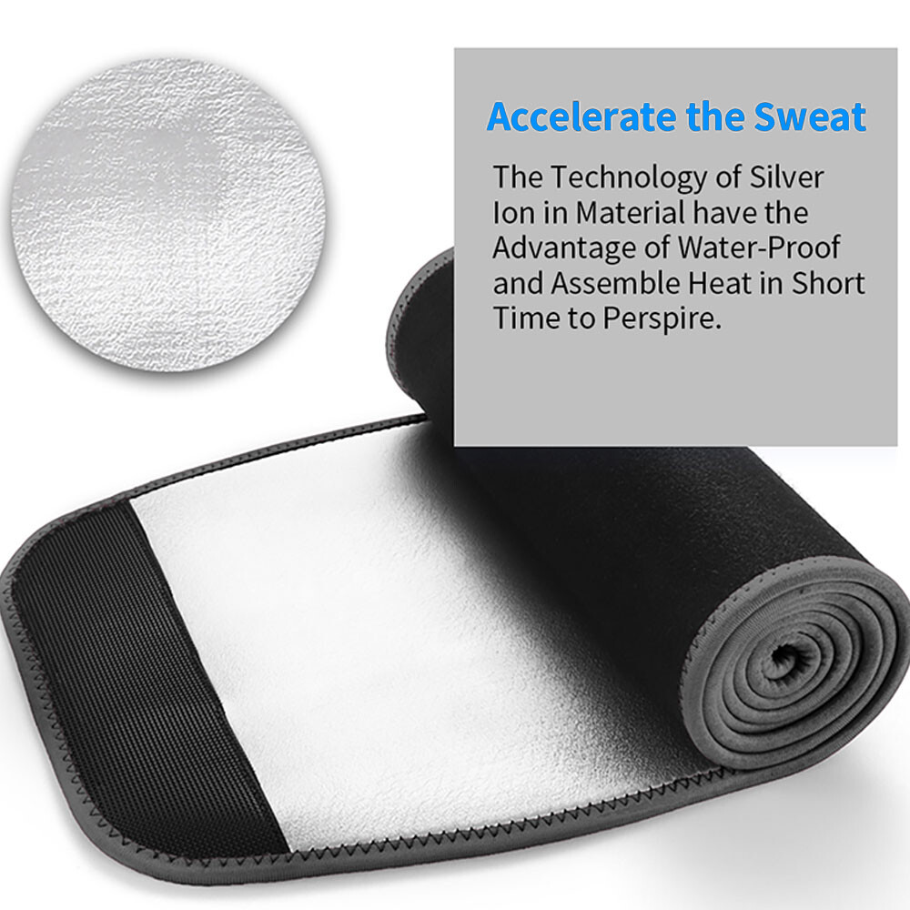 Men Waist Trimmer Belt Sweat Wrap Slimming Tummy Stomach Weight-Loss Fat Burner