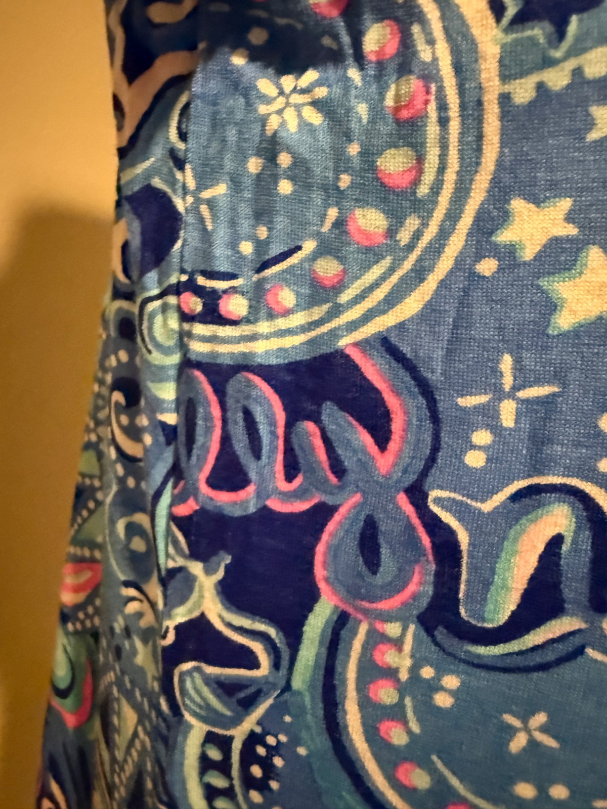 LILLY PULITZER Womens Pajama PJ Button Front Cosmic Kismet Shirt Top NWOT Medium