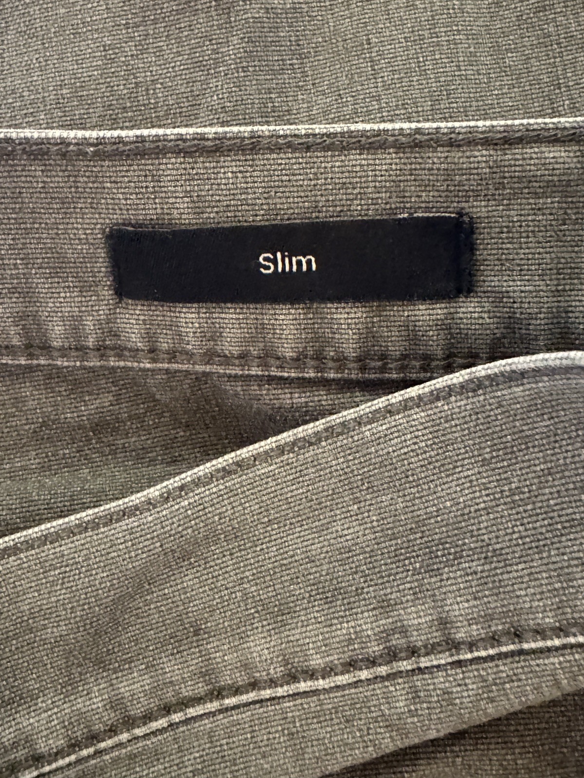 Proof Rover Pants Men 33 X 30 Slim Fit Gray Canvas Five Pocket Straight Jeans