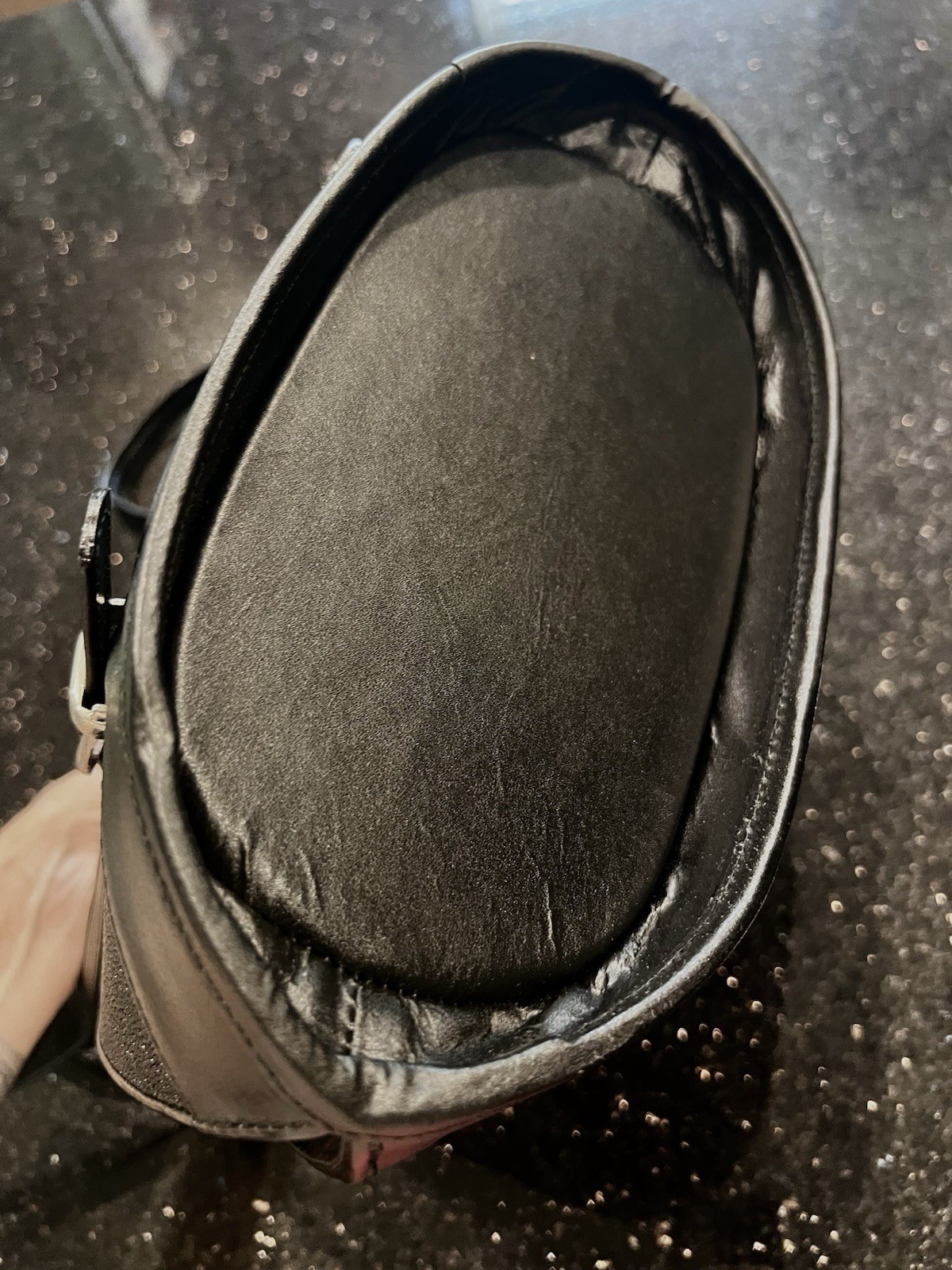 New Kismet Stingray Leather Black Mini Backpack Purse Duo Genuine Exquisite $$$$