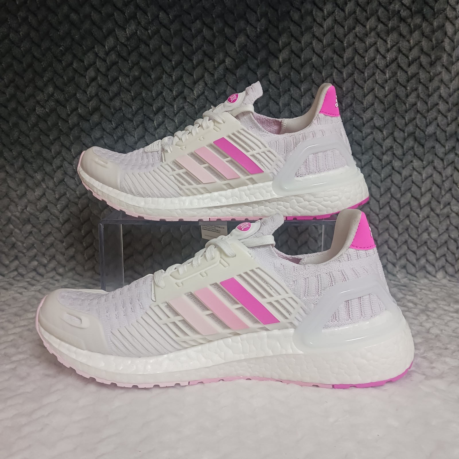 Adidas Ultraboost CC_1 DNA ClimaCool Men’s Running Shoes White Clear Pink Sz 6.5