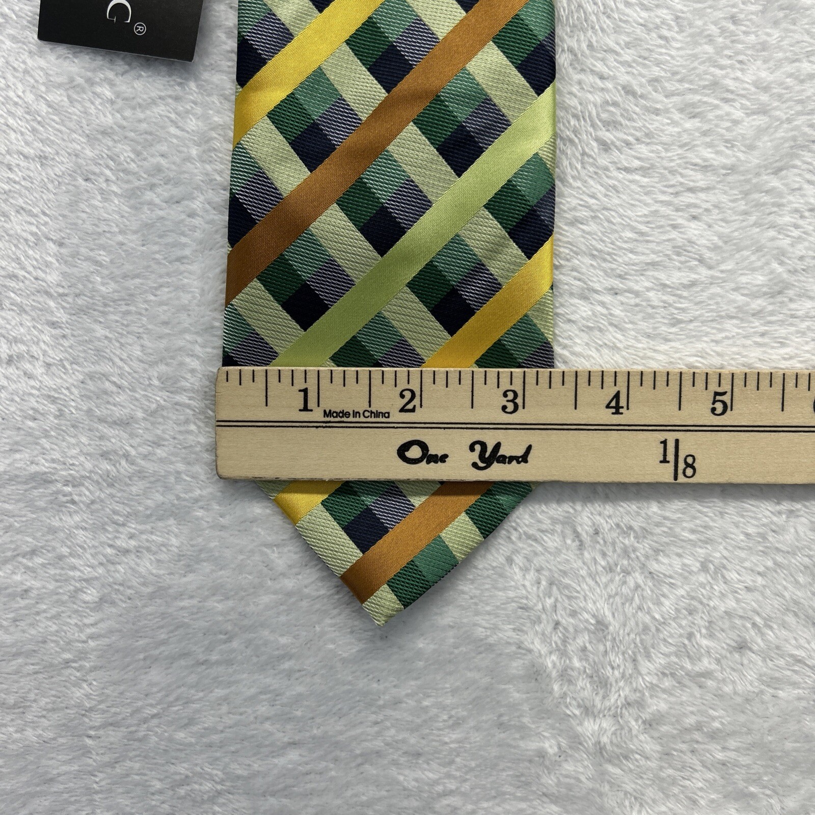 Barry Wang Multicolor 3.25”x 60” Men’s Necktie 100% Silk NWT