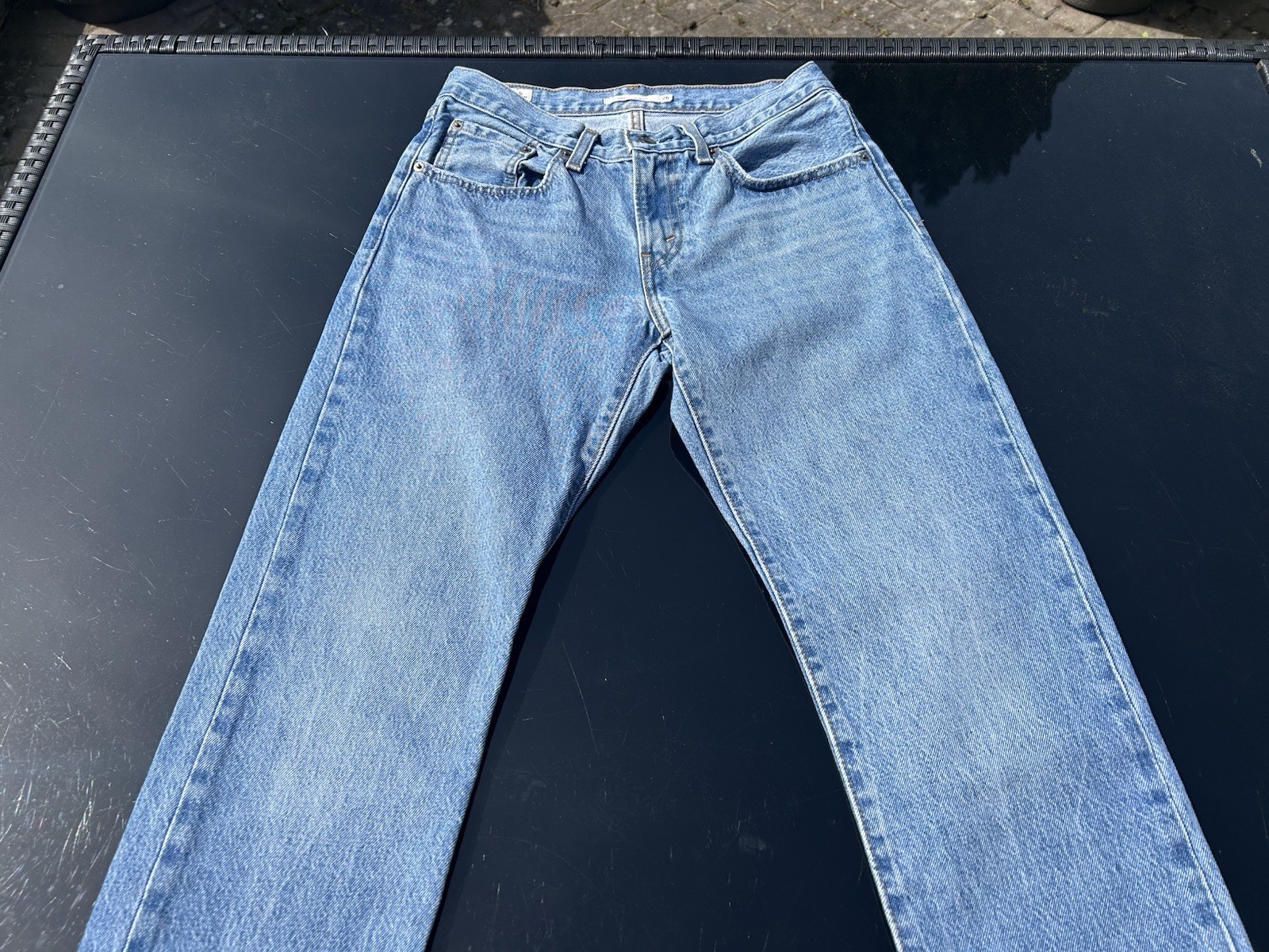 Levi 690 Premium Middy Straight Jeans Waist 26in Inside Leg 30in 100% Cotton