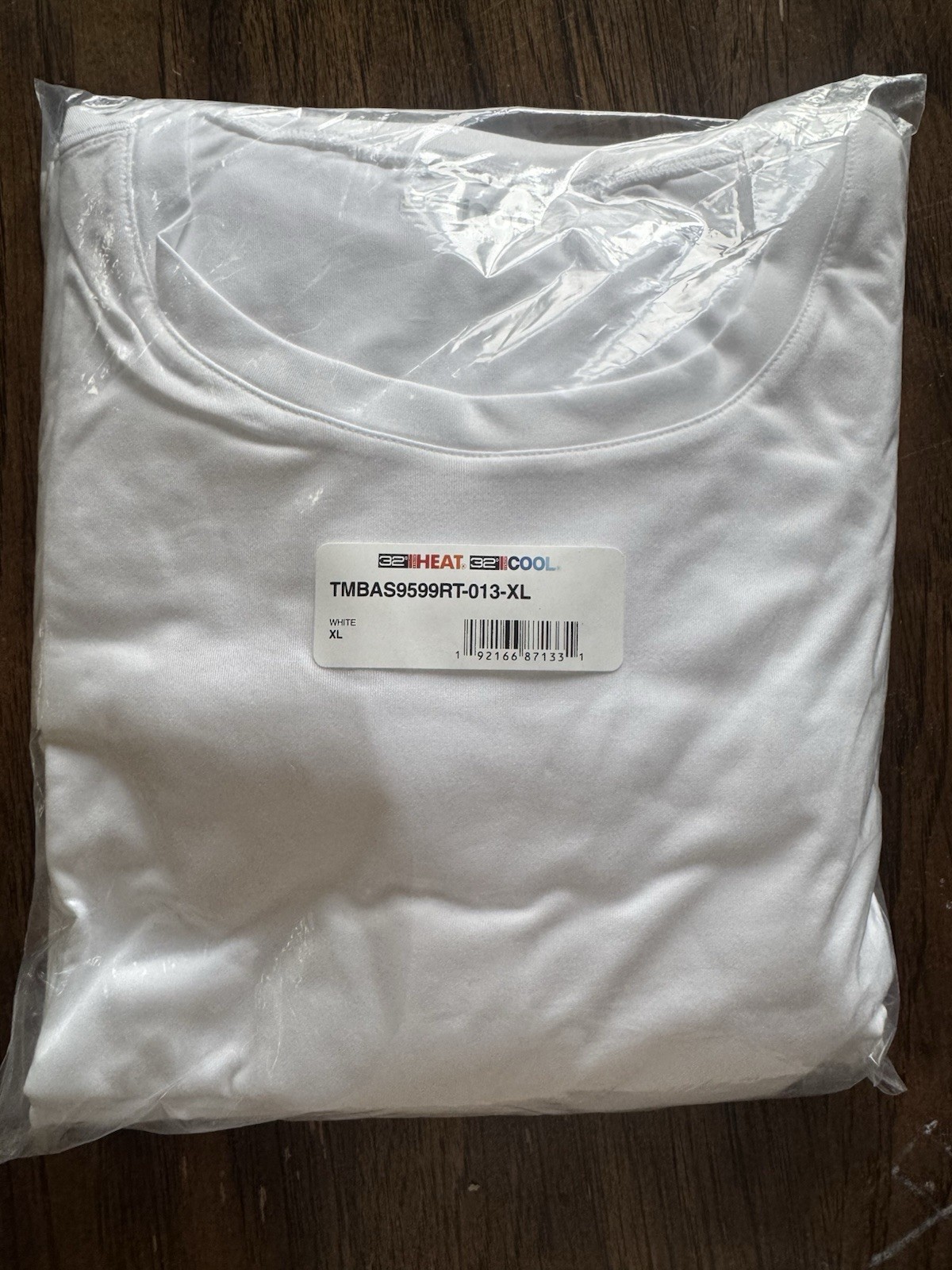 32 Degrees Cool Men’s 4-PK Short Sleeve Crew Neck Tee, White, XL – New!