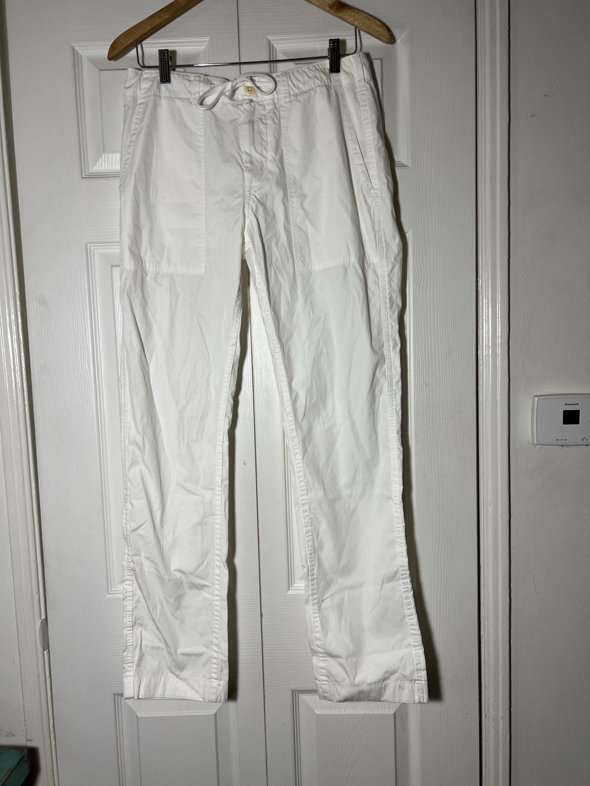 NWOT ALEX MILL Cargo Pants White Cotton Women’s Small