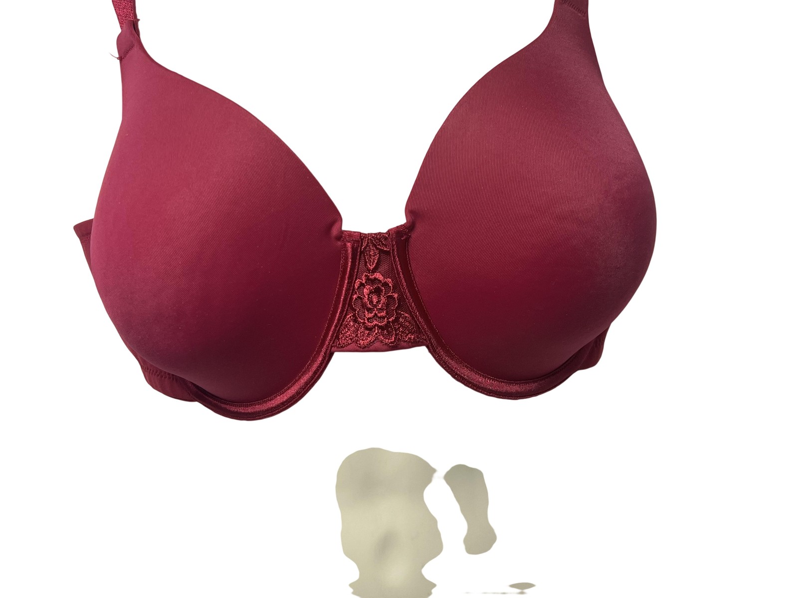 Vanity Fair Beautiful Benefits Bra Womens 42C T-Shirt Underwire Lightly Lined
