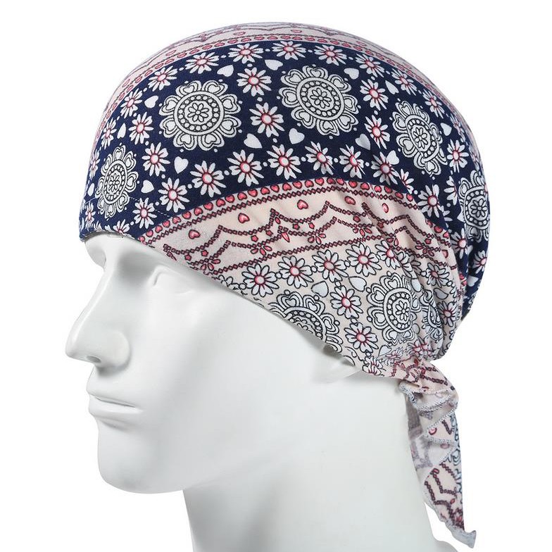Biker Durag Headwear Head Wrap Skull Cap Doo Do Rag Bandana Headband Beanie Hat