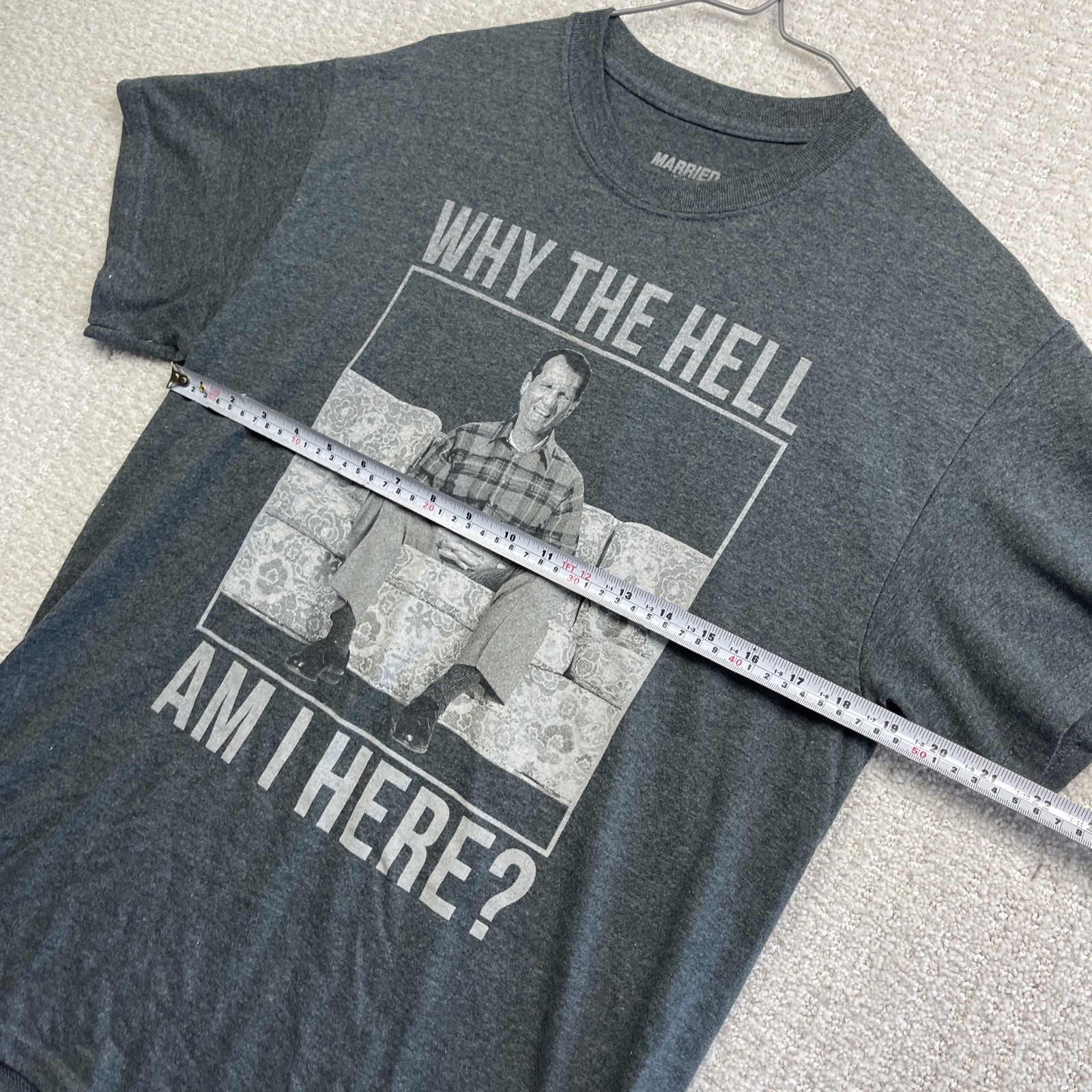 Married With Children Retro 80s Tv Show Why The Hell Am I here T Shirt Men Sz M