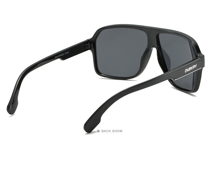 DUBERY Sport Polarized Sunglasses For Men Women Oversize Driving Fishing Glasses