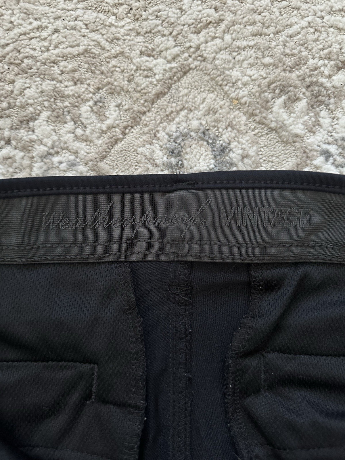 Weatherproof Vintage Tech Pant Men Size 32×30 Black Stretch Nylon Fabric 1720722