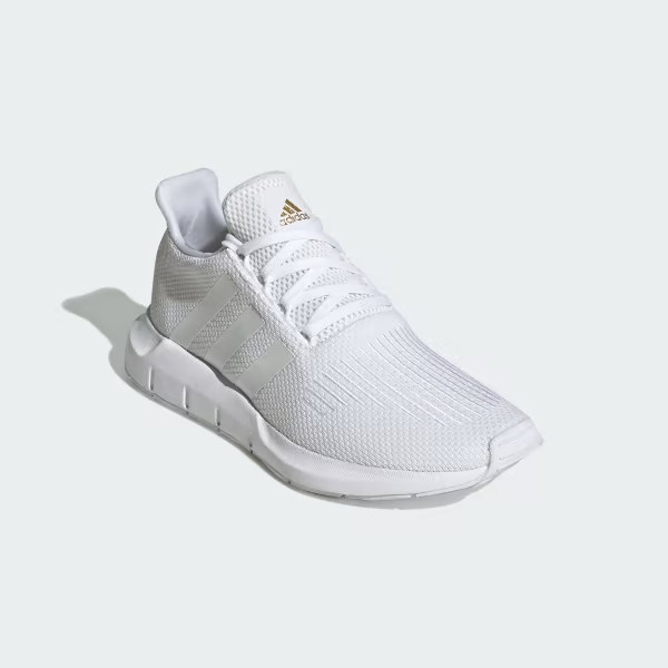 Adidas Swift Run 1.0 Cloud White Gold Womens Running IE7480 NEW Multi Sz