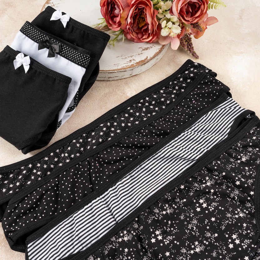 7 ladies’ briefs underpants hipster underwear cotton panties 34 36 38 40 42 44