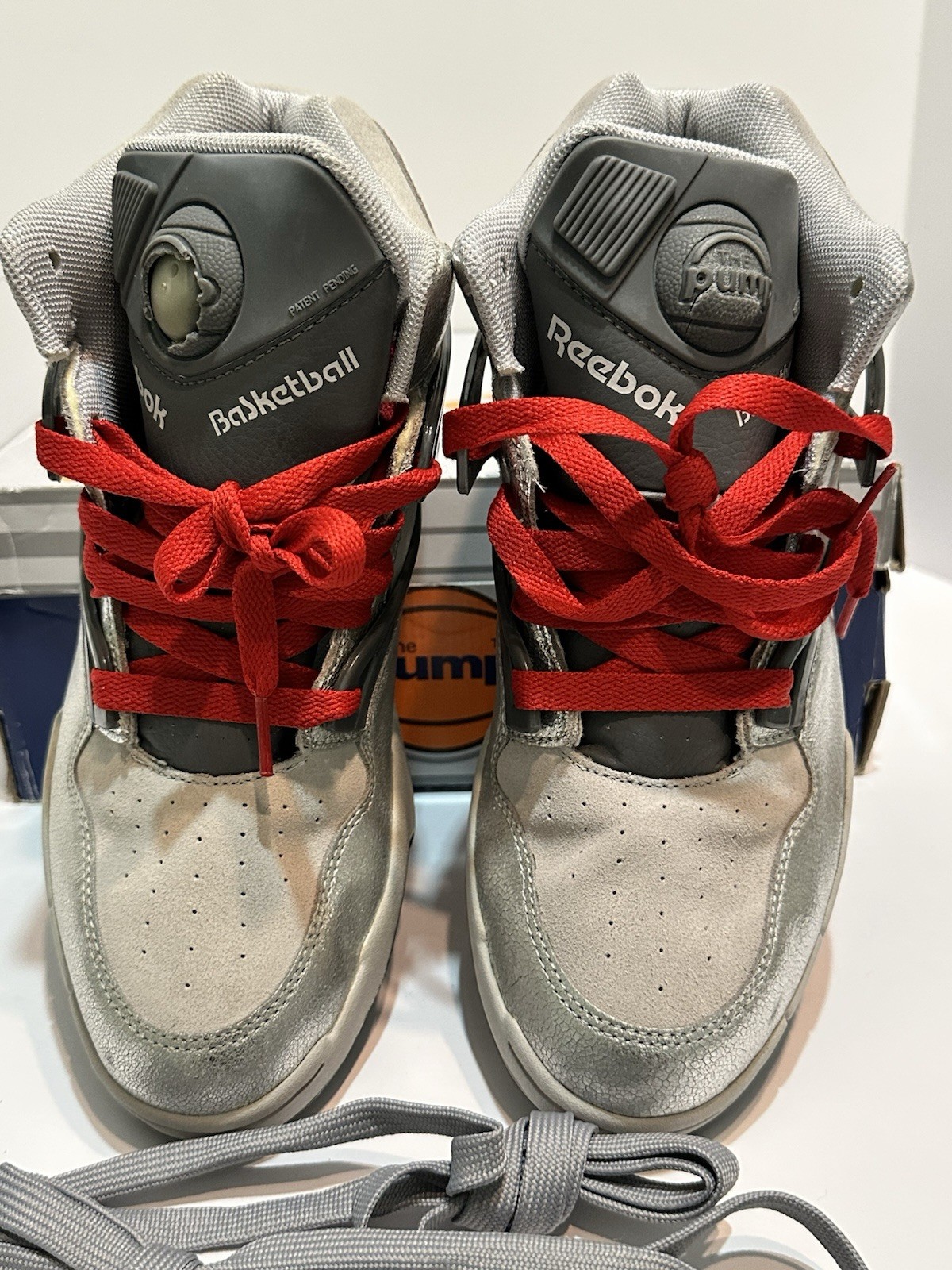 Reebok Pump Omni Lite Metallic Silver (4-175014) Reebok Pump Sneakers Size 9