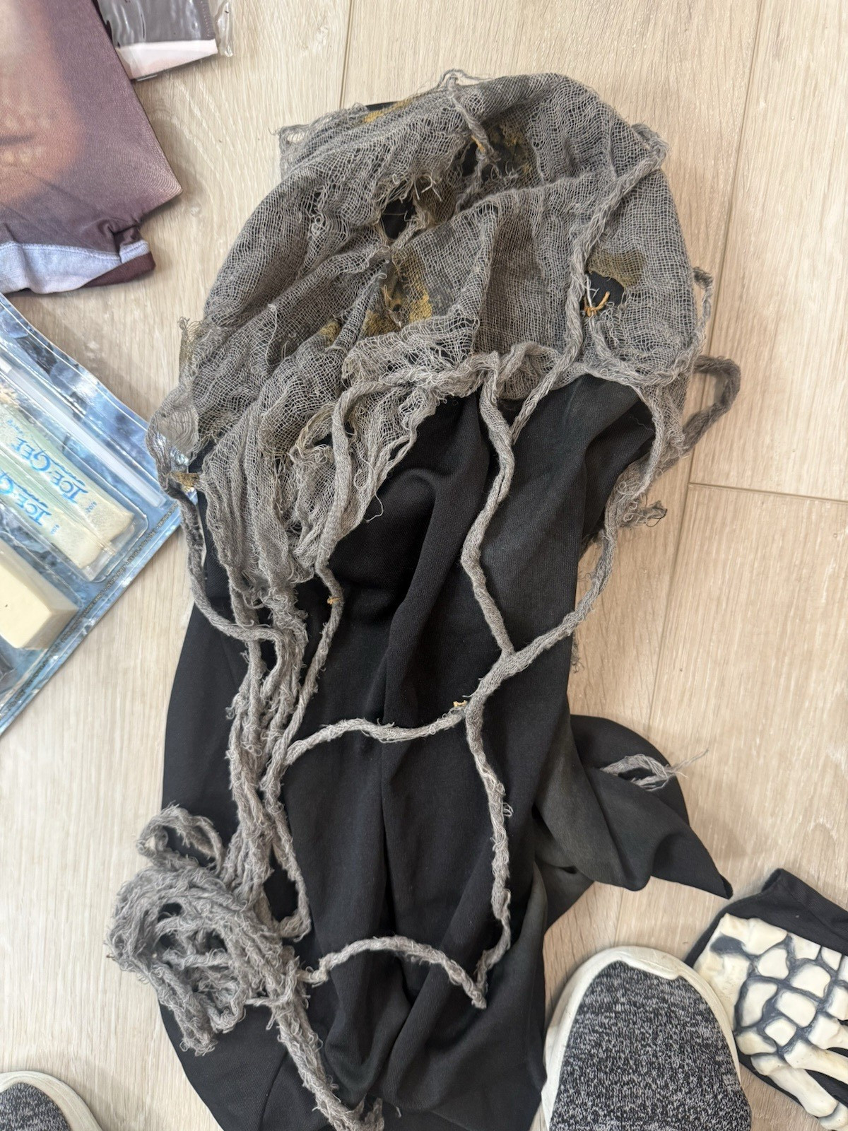 Lot Of Halloween Masks Make Up And More
