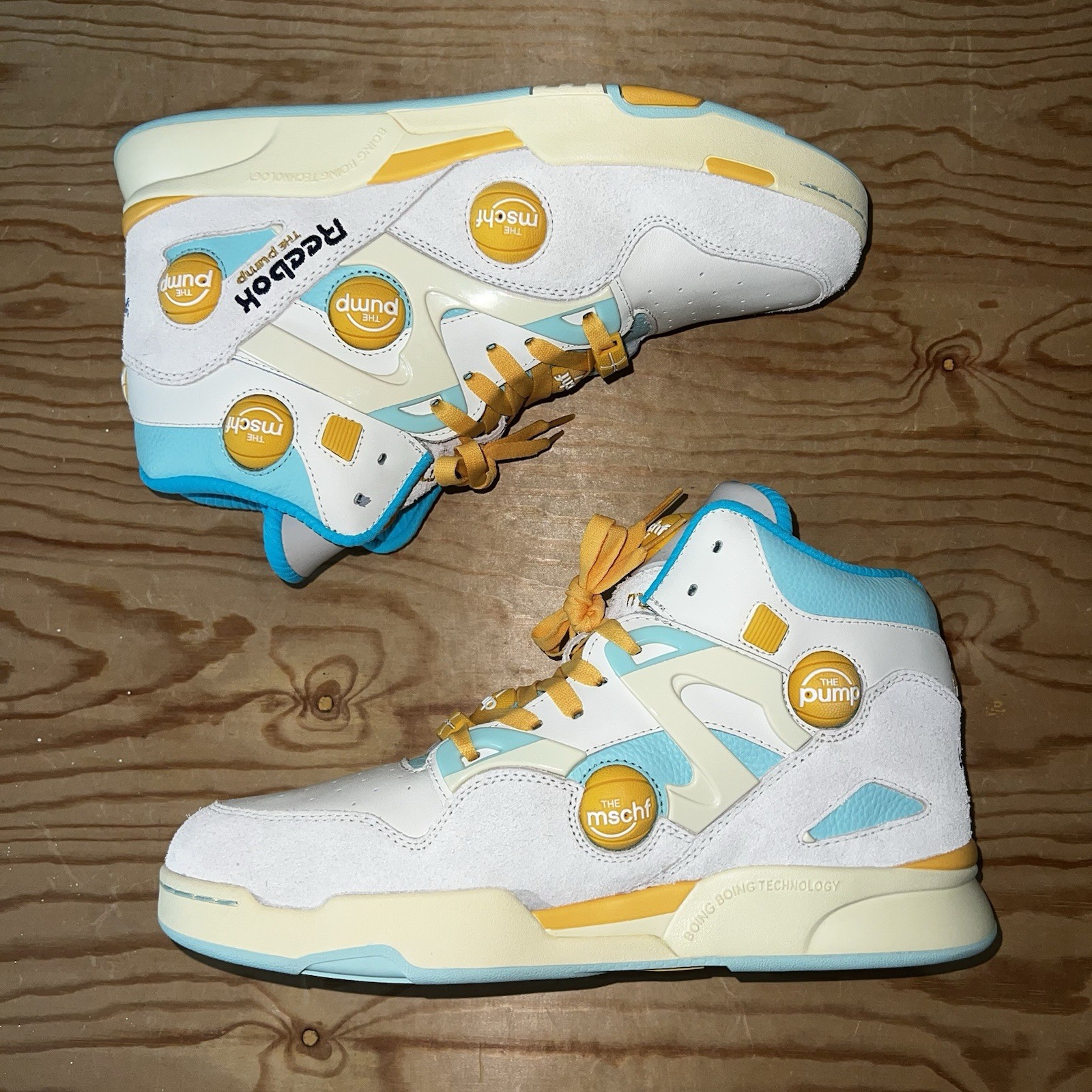 MSCHF x REEBOK PUMP OMNI ZONE IX SUNBLEACHED SHOES SNEAKERS MSCHF013 SB 11 NEW