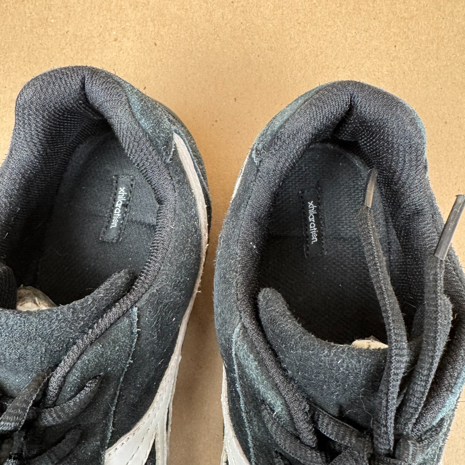 Xhilaration Women’s Size 9 Black Suede Leather Athletic Sneakers Low Top