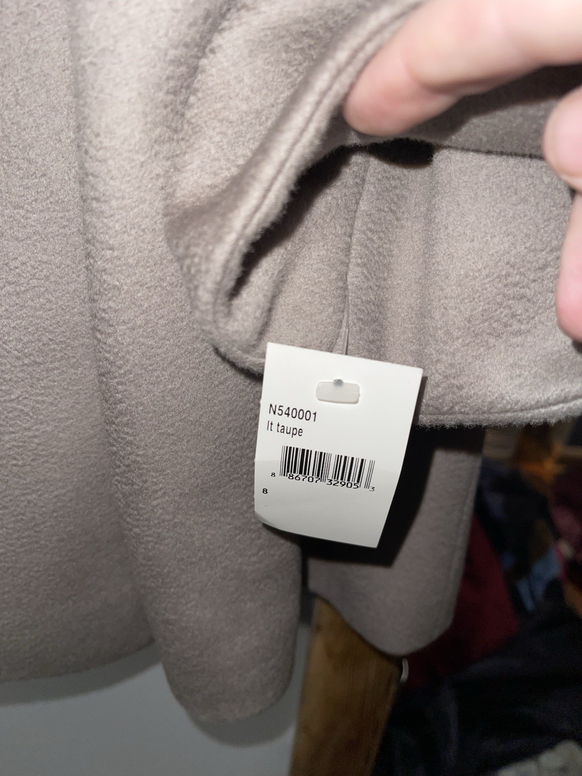 Cinzia Rocca Virgin Wool Coat Woman’s 8 Light Taupe Brand New Made In Italy