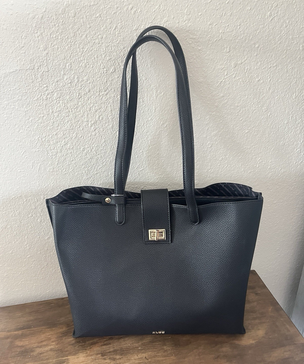 ALDO Large Black Tote