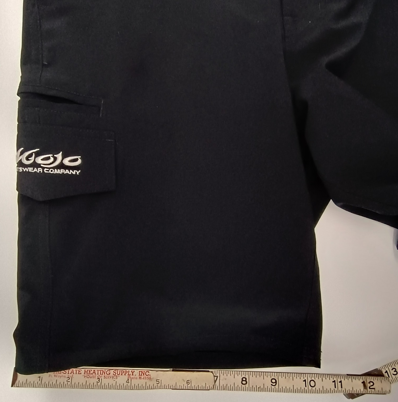 Mojo Sportswear Mens Stretch Fit Performance Shorts Size Medium Black