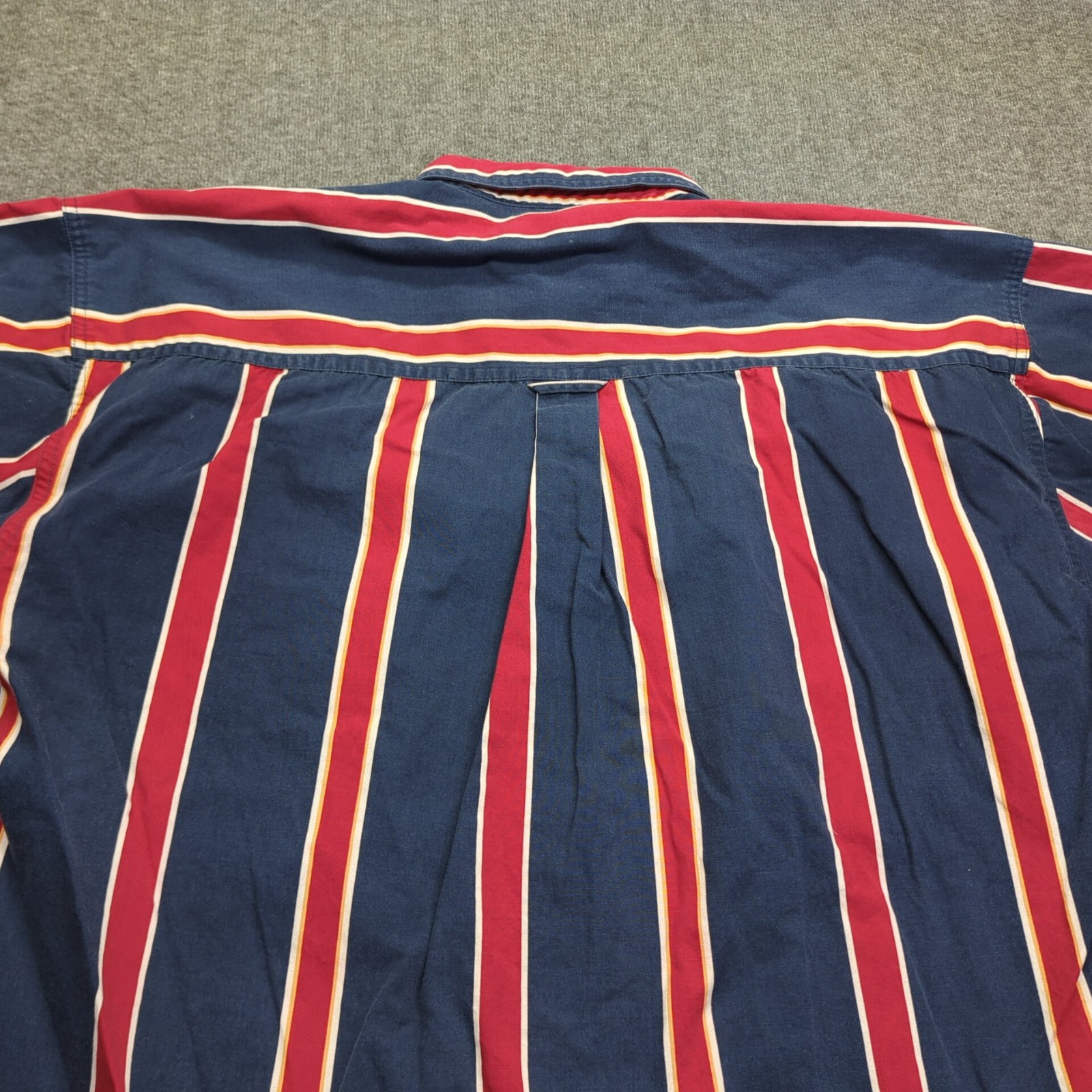 Vintage Chaps Ralph Lauren Shirt Mens XL Striped Colorful 90s Classic Preppy
