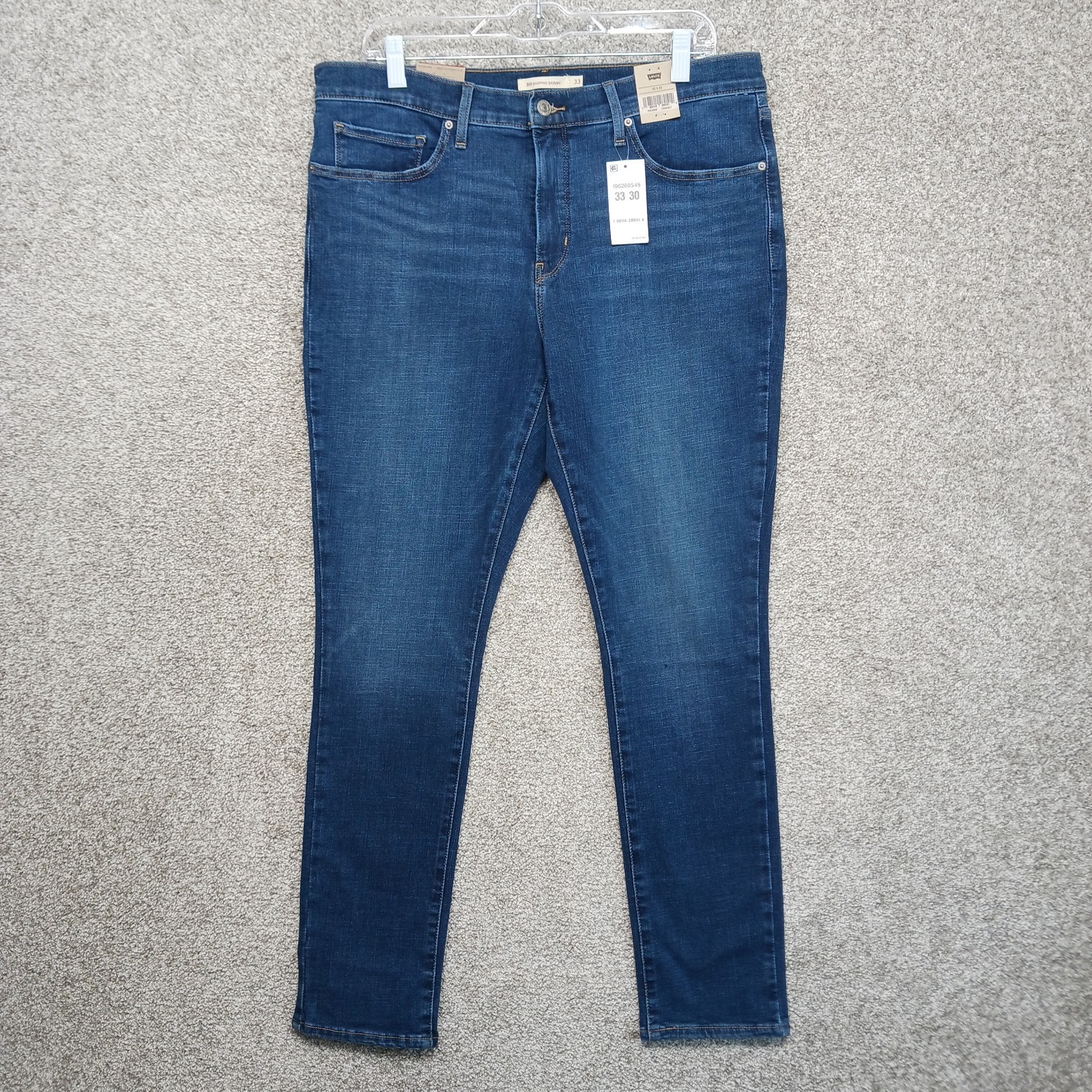 Levis Jeans Womens Size 33 Blue 311 Shaping Mid Rise Smoothing Tummy Skinny Jean