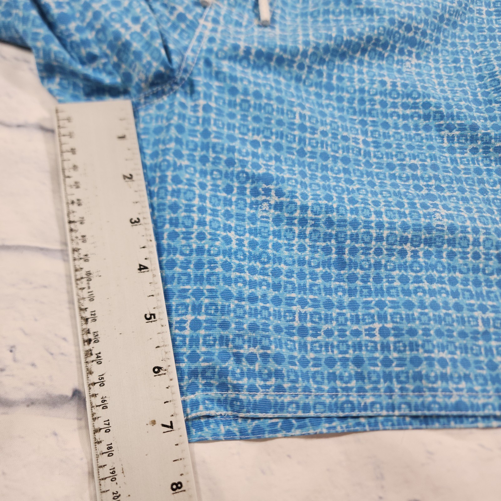 Johnnie O MENS SIZE S Mallon Swim Surf Shorts Fully Lined Laguna Blue