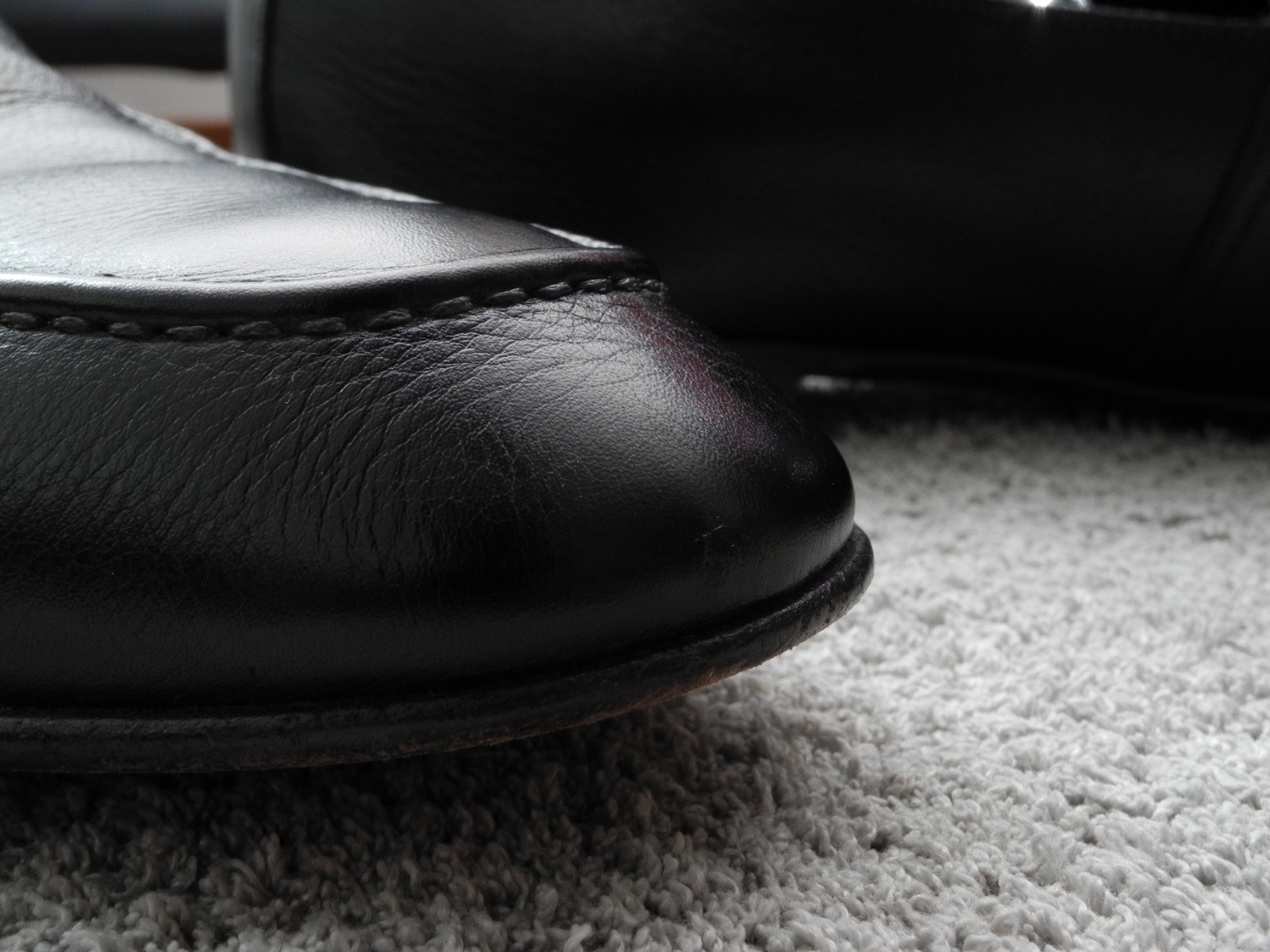 Santoni slip on Hungary, black, size 11 1/2