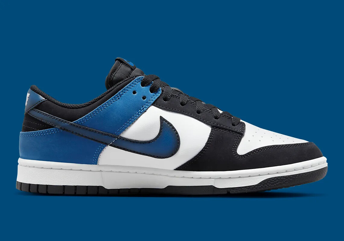Nike Dunk Low Shoes Industrial Blue White Black FD6923-100 Men’s Size 8 NEW