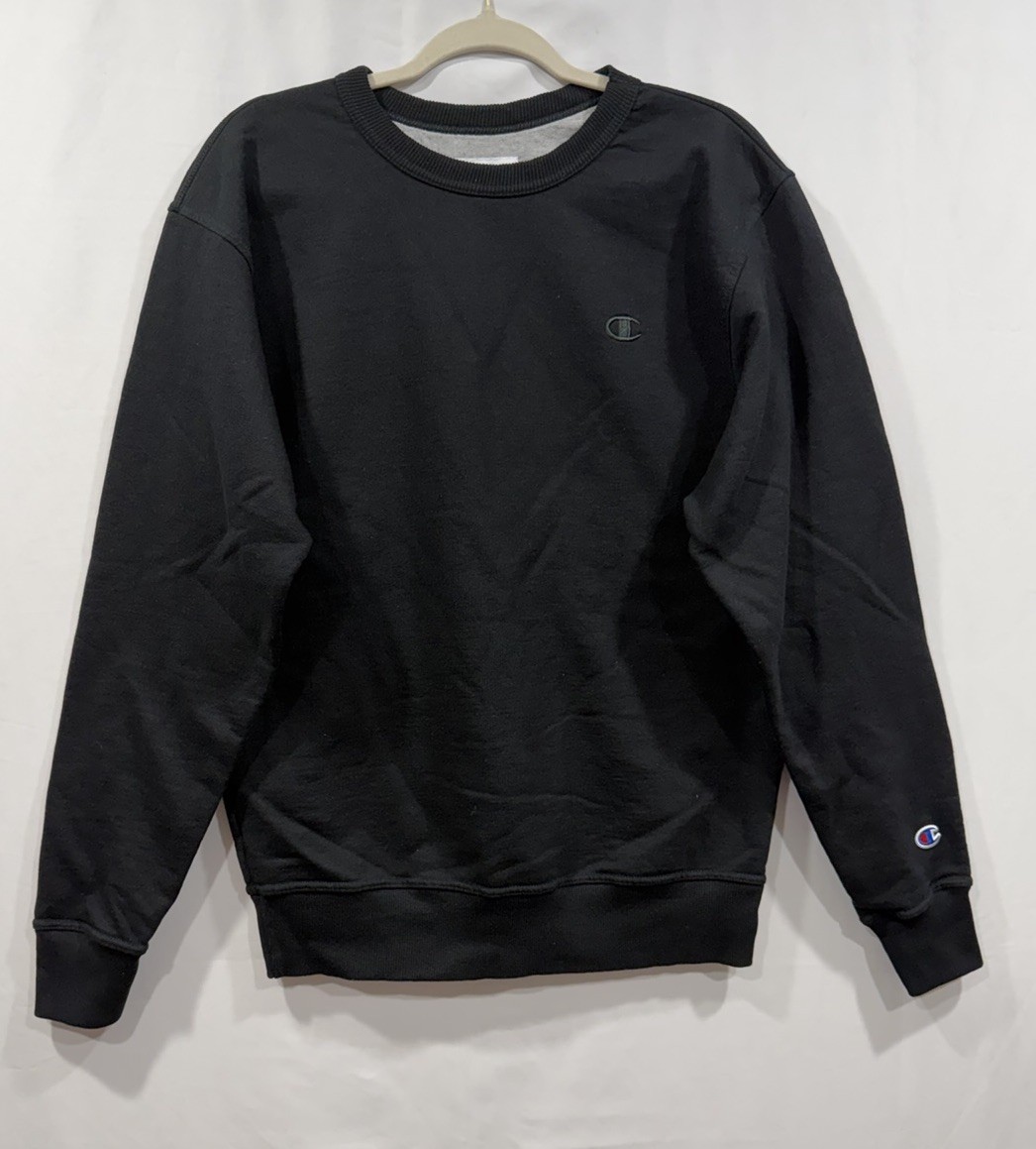 Champion Black Pullover Sweatshirt Medium Sports Outdoors Classic Preppy