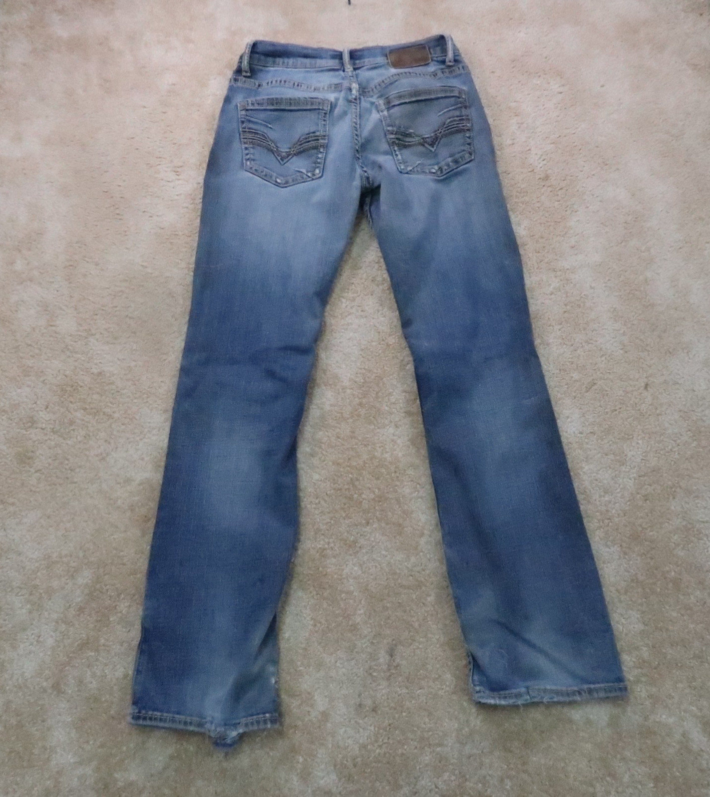 BKE Buckle Aiden Straight leg Jeans Men’s 28×32 Blue Stretch Denim Distressed